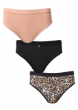 Venus Wild Kat Pearl By Venus? Retro High Leg Panty 3 Pack