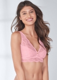 Venus Pearl By Venus? Lace Bralette, Any 2/$49 in Peony Paradise