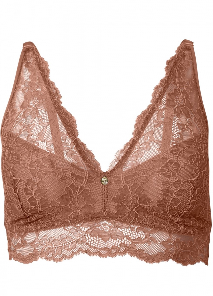 Venus Cocoa Spice Pearl By Venus? Lace Bralette, Any 2/$49