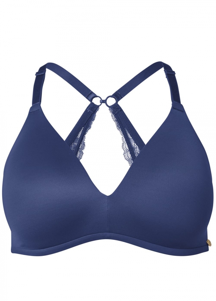 Venus Belize Blue Pearl By Venus? Lace Back Wireless Bra, Any 2/$75