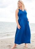Venus Plus Size Maxi Dress With Pockets
