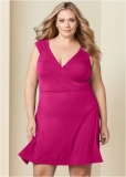 Venus Pink DRAPED FRONT DRESS
