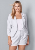 Venus White LINEN SHORTS