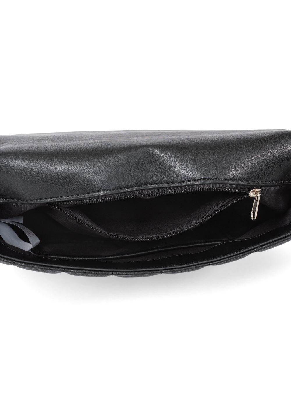 Venus Quilted Chain Handbag in Black
