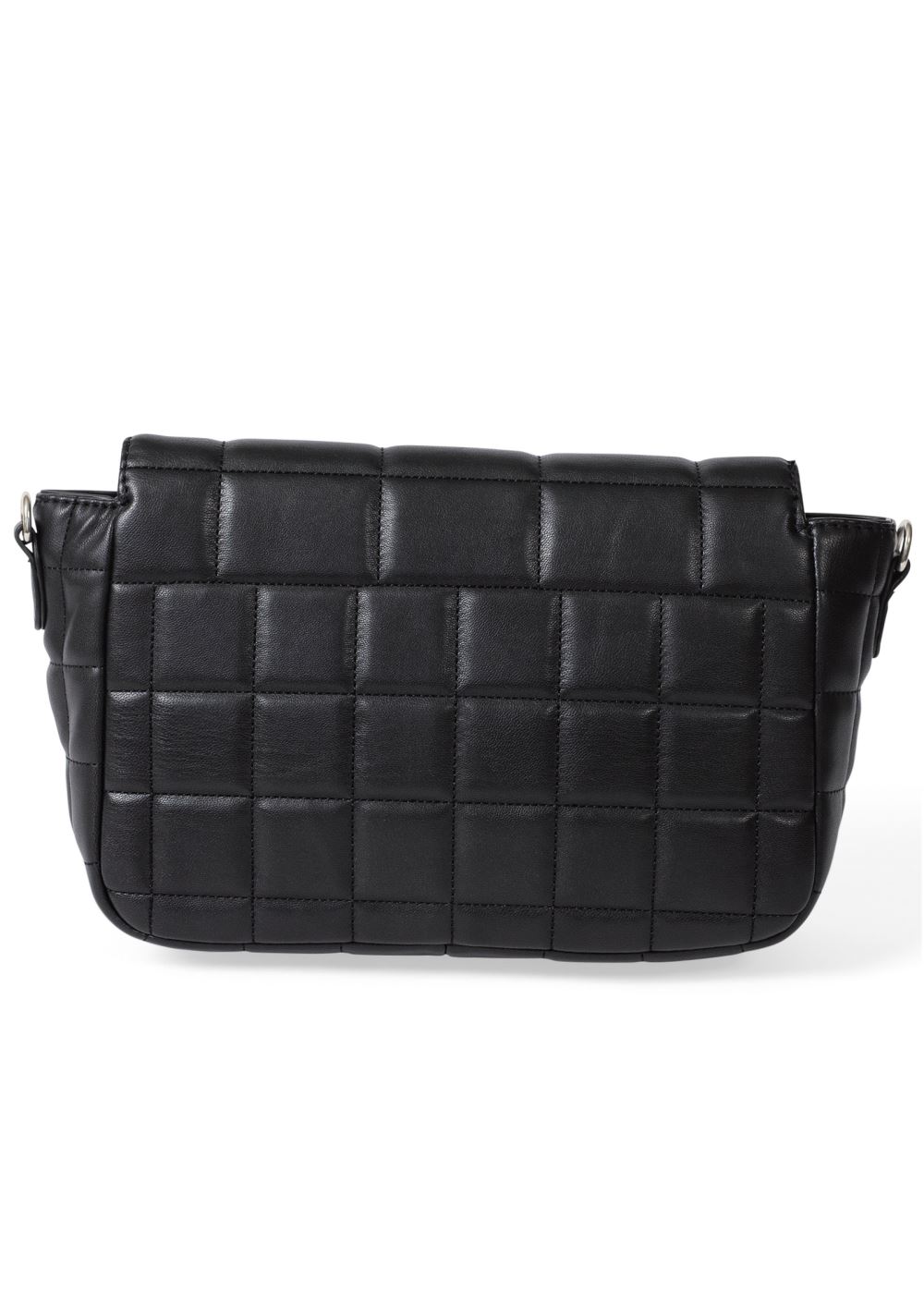 Venus Quilted Chain Handbag in Black