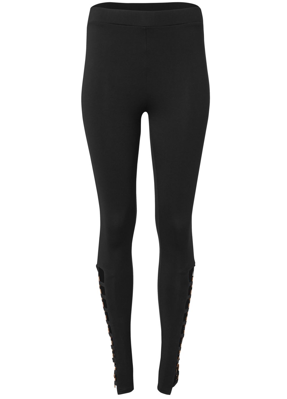 Venus Ring Detail Leggings in Black
