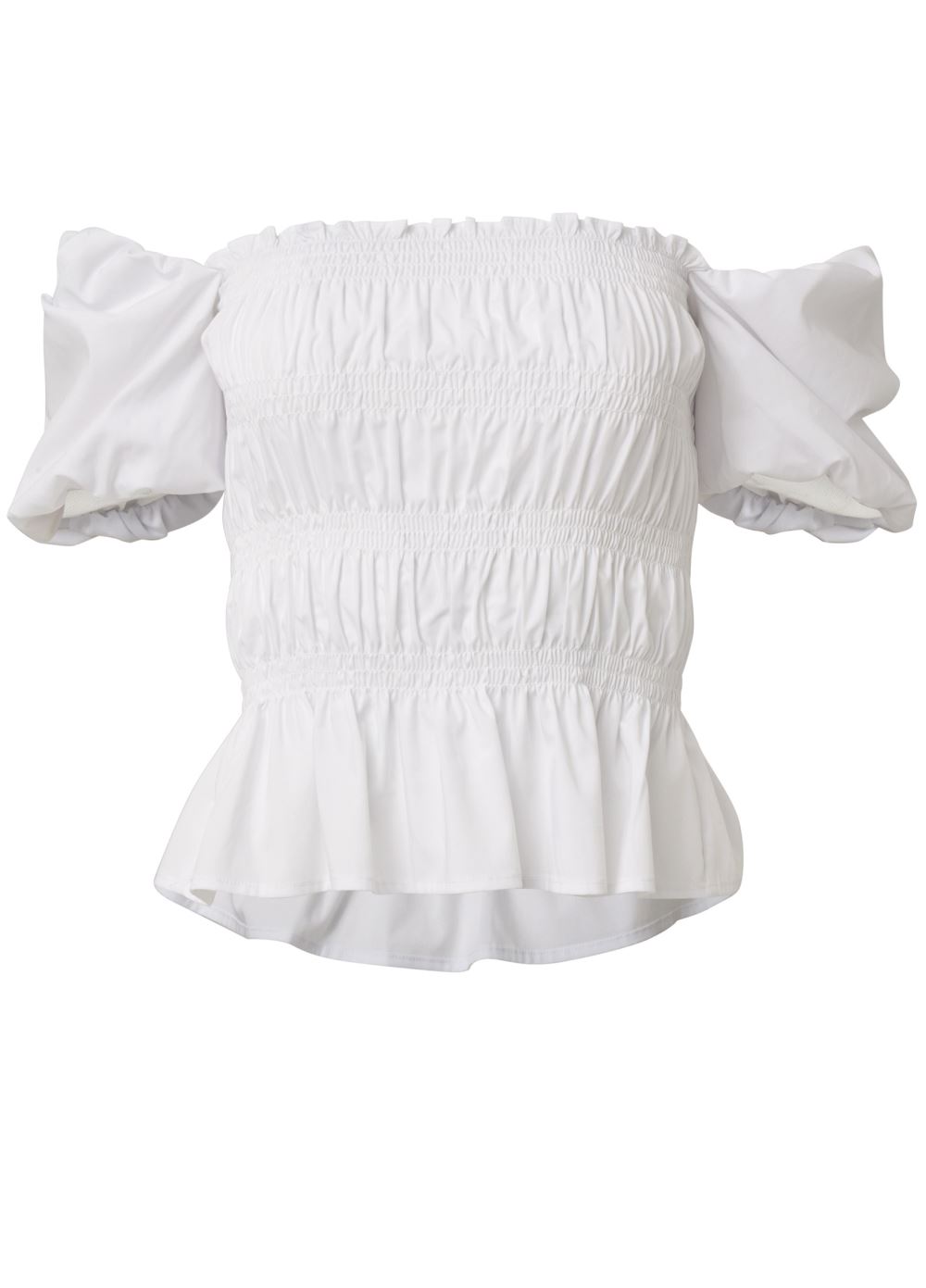 Venus Smocked Top in White