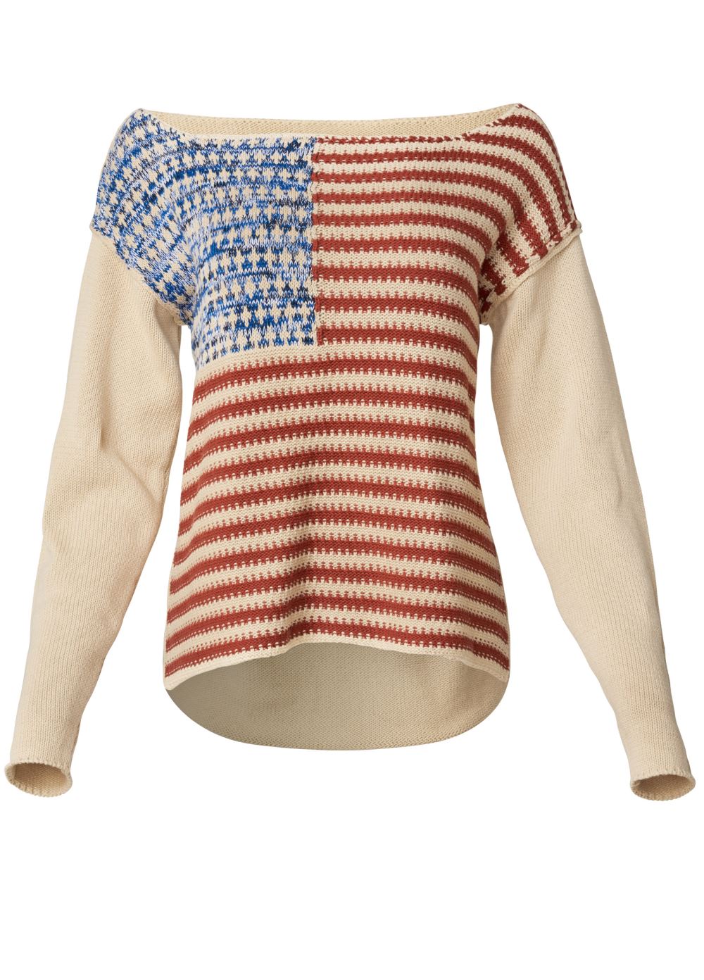 Venus VENUS | Americana Sweater in Red Multi