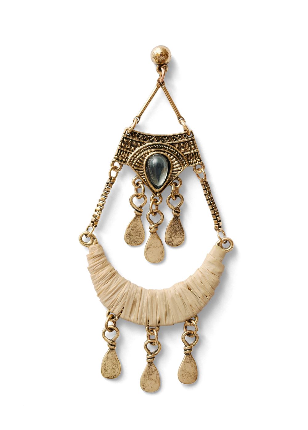Venus Boho Chandelier Earrings in Gold