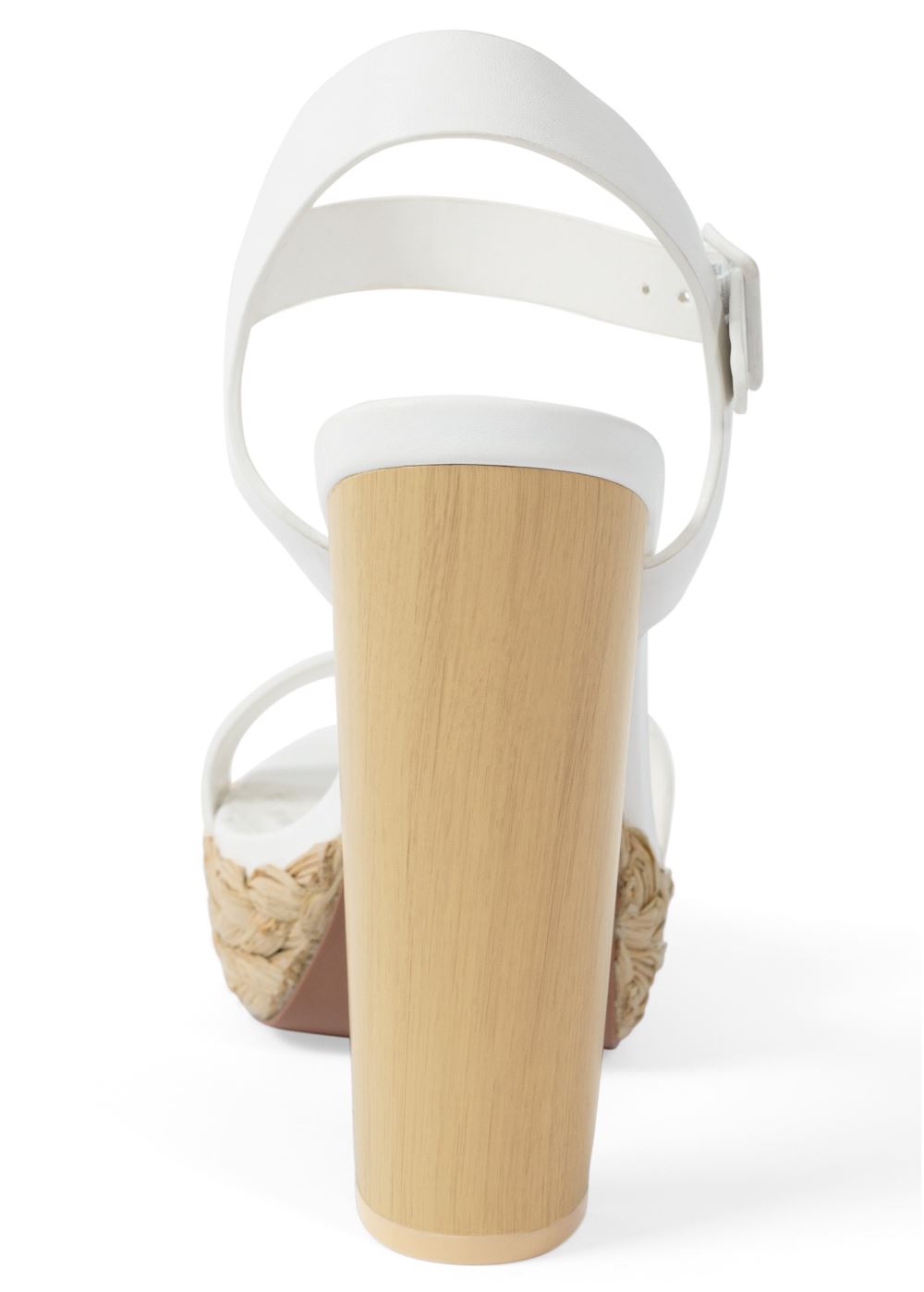 Venus Espadrille Platform Heels in White