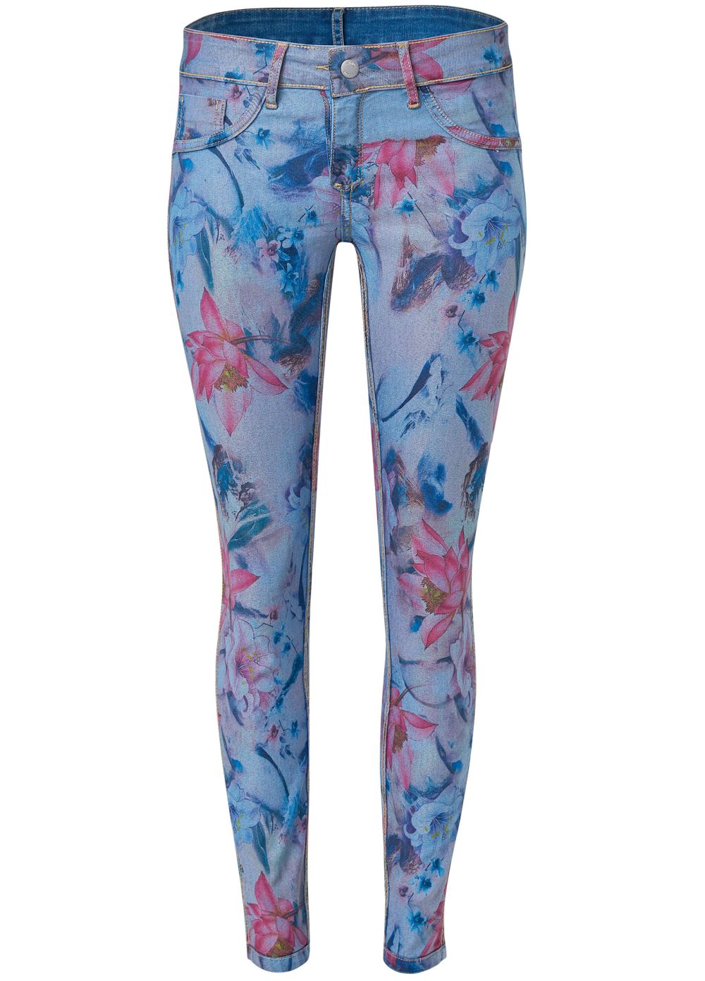 Venus Reversible Jeans in Pink Floral