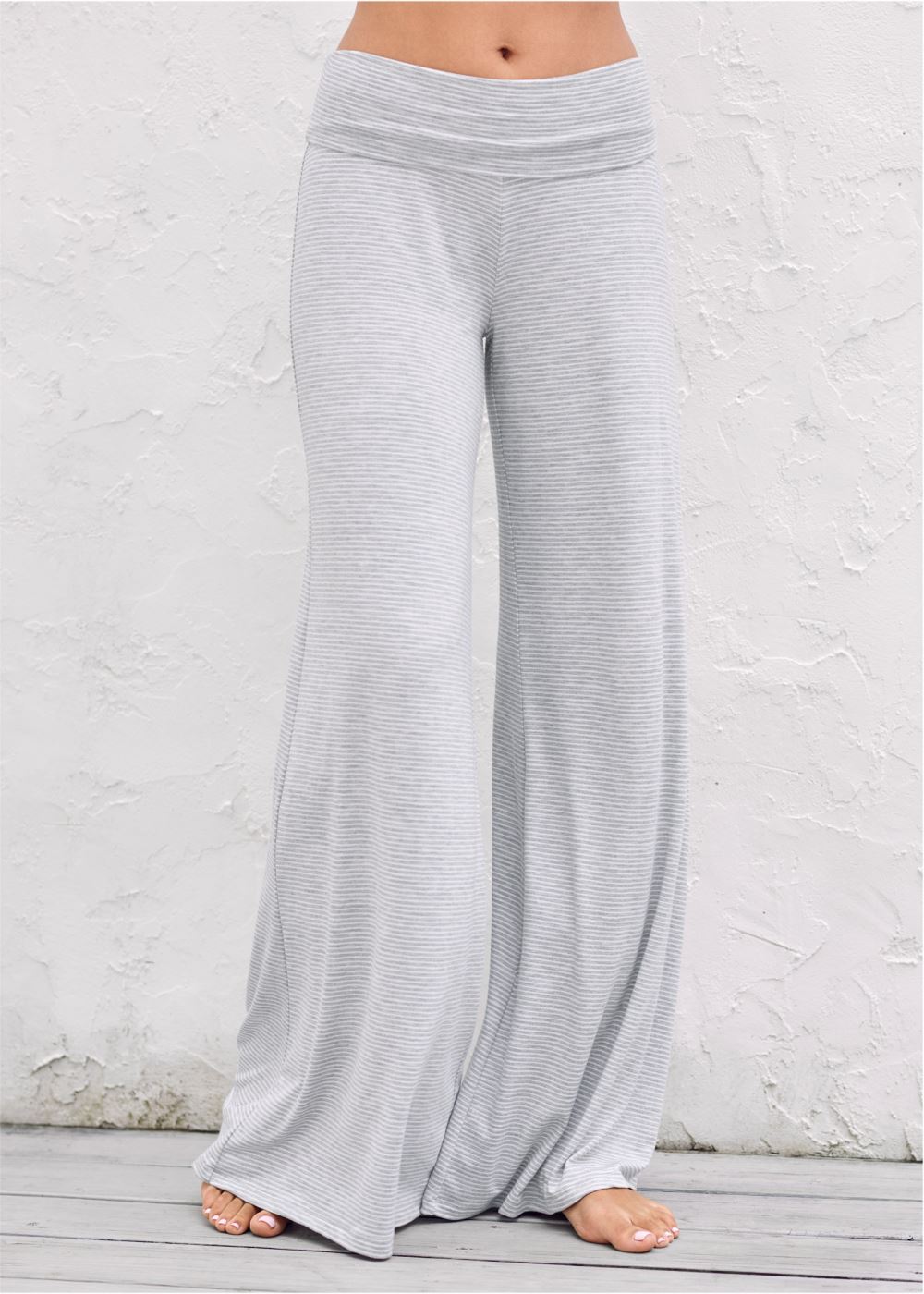 Venus Palazzo Pajama Pants in Grey Multi