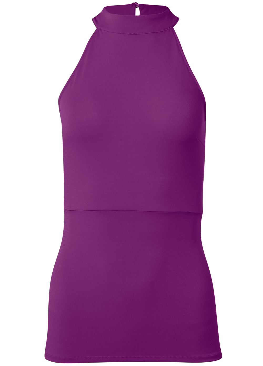 Venus Embellished Strappy Back Top in Purple
