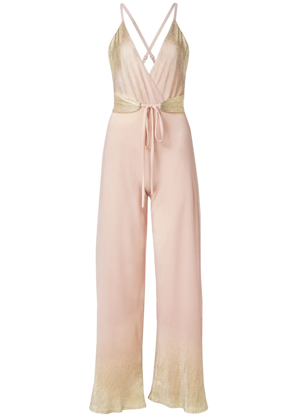 Venus Ombre Sparkle Jumpsuit in Pink Multi
