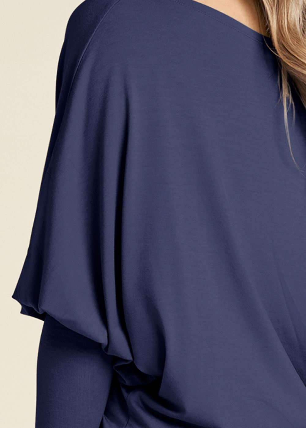 Venus Off-Shoulder Dress - Navy