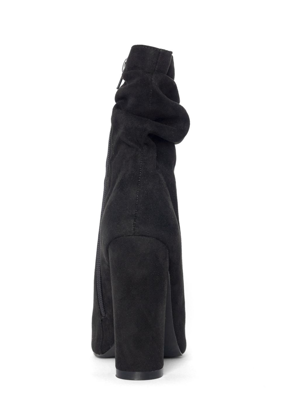 Venus Peep Toe Booties in Black