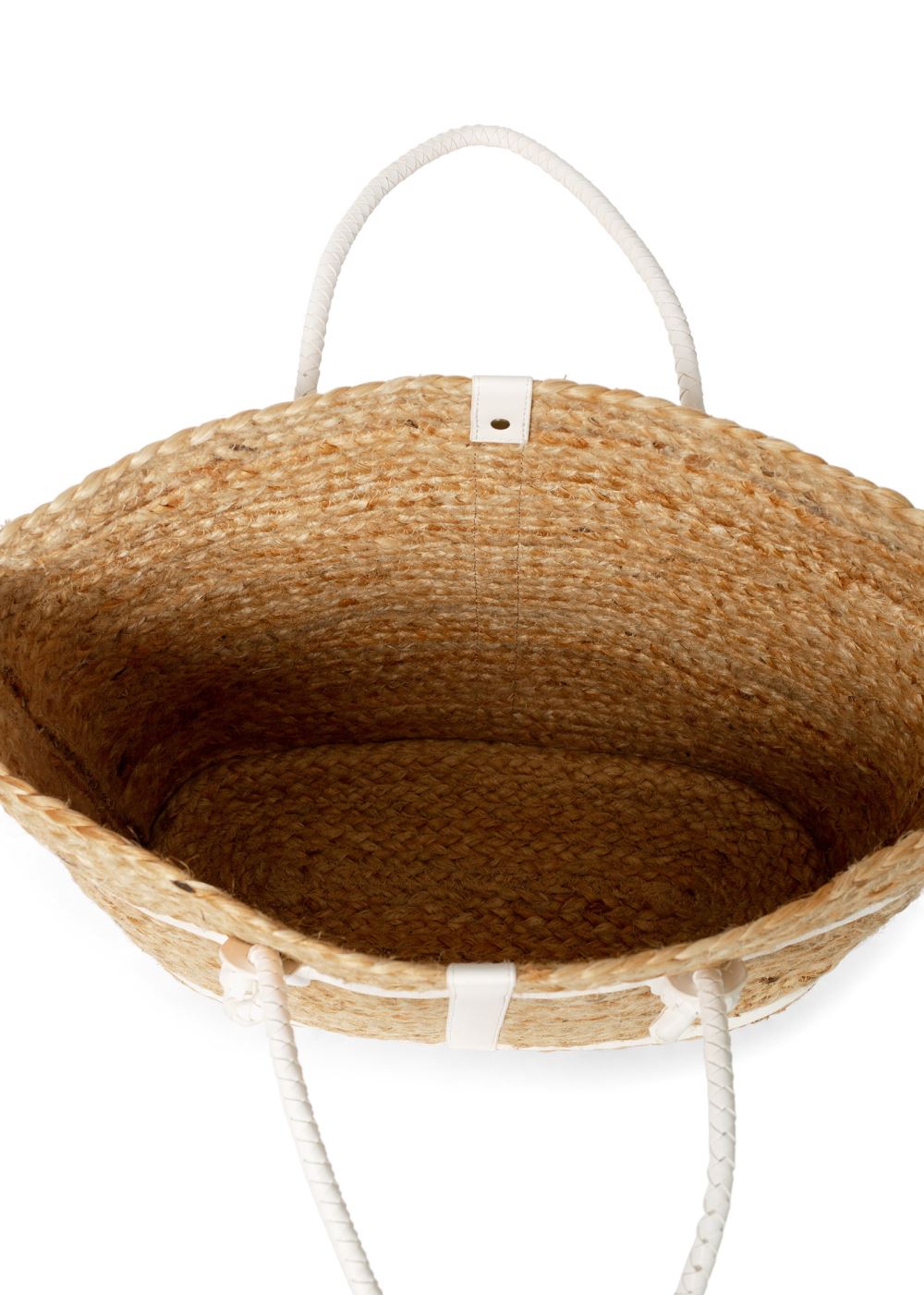 Venus Braided Straw Bag in Natural