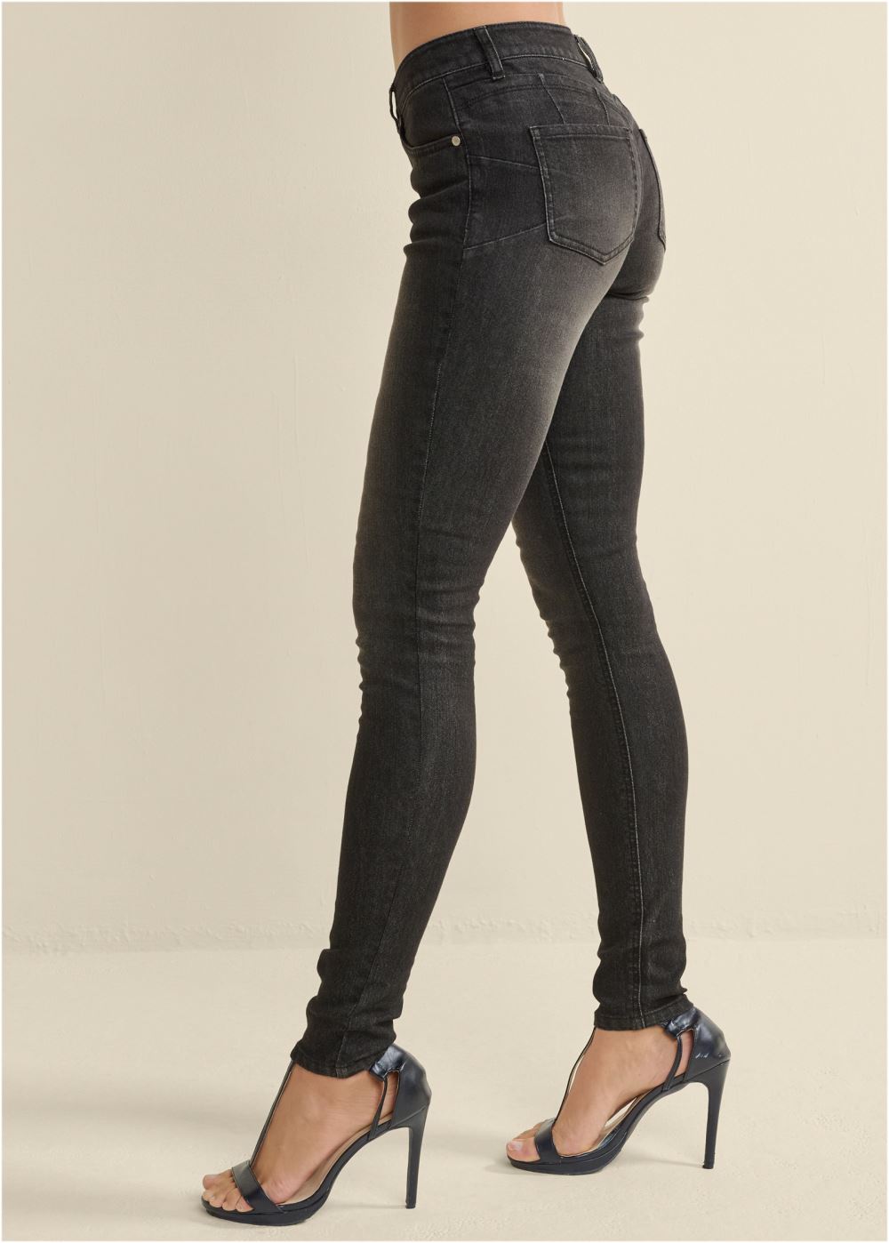 Venus Lift Jeans in Black Denim