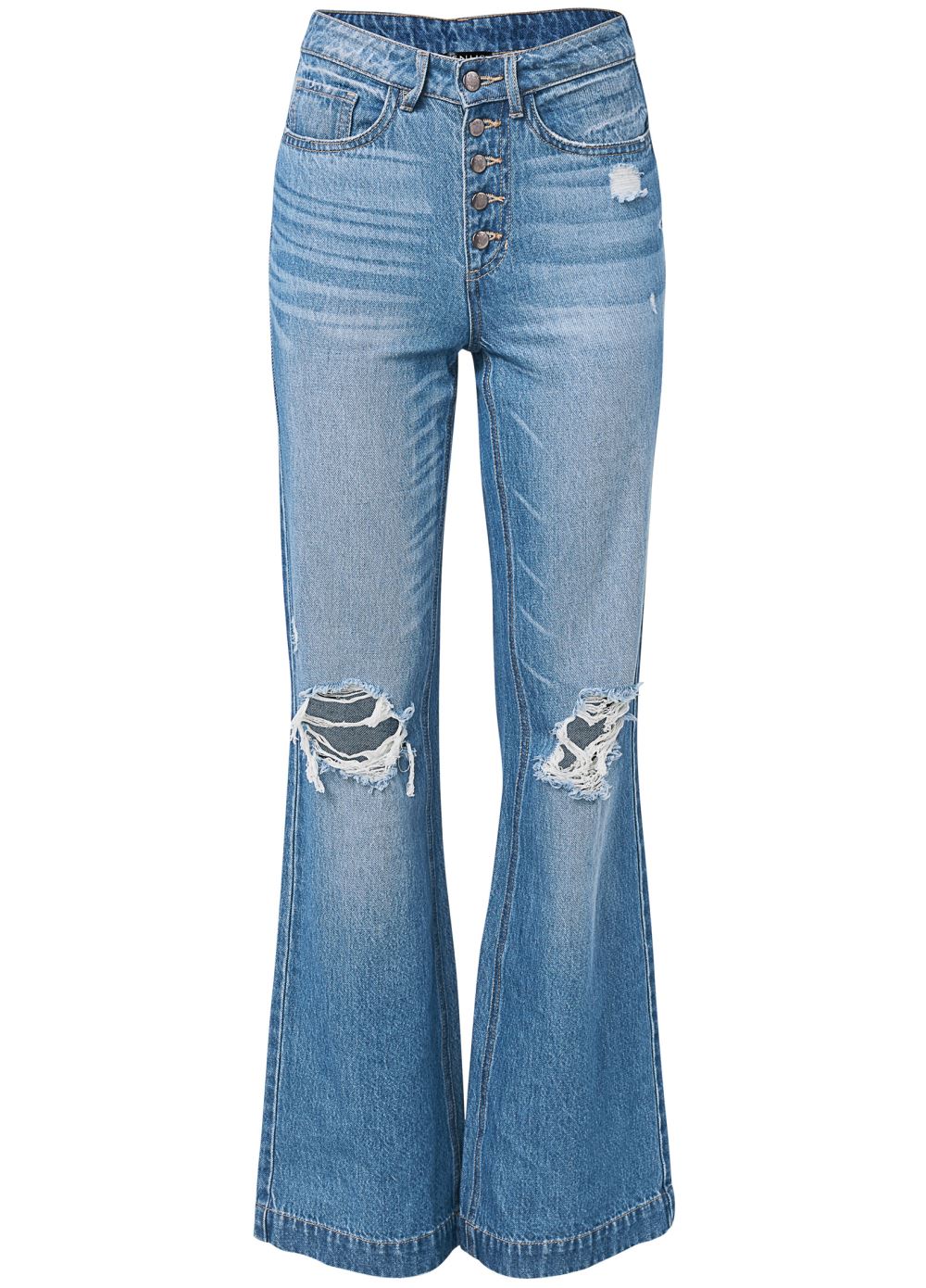 Venus Medium Wash New Vintage Wide Leg Jeans