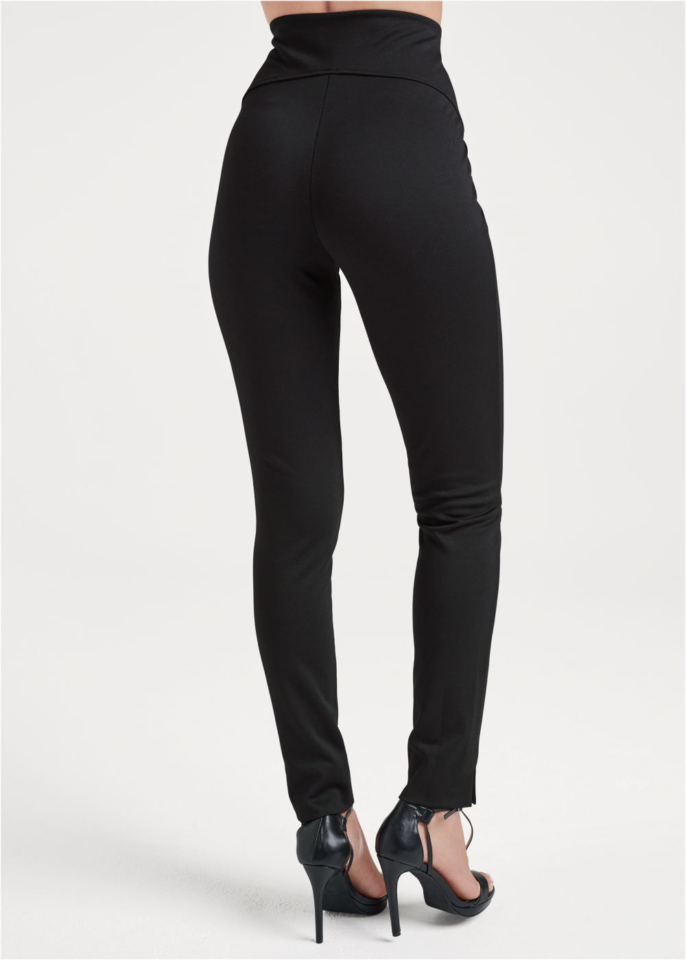 Venus Black HIGH-RISE PONTE PANTS