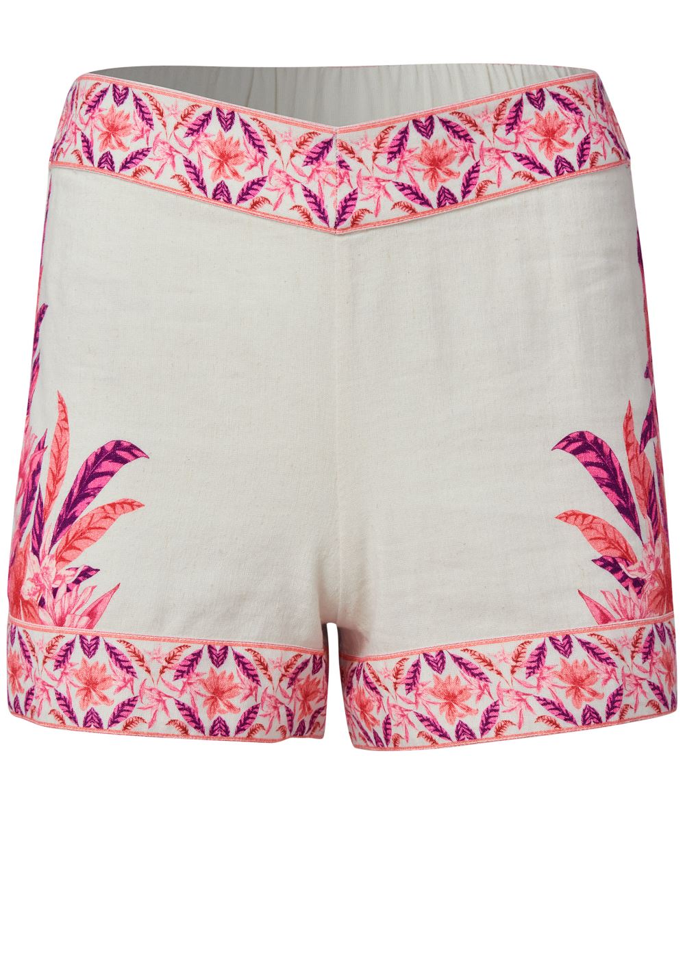 Venus Strawberry Floral Shorts - Pink Multi