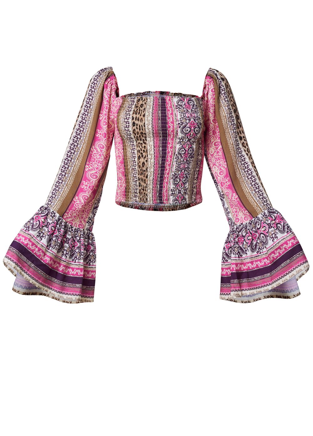 Venus Sandstorm Stripe Top in Pink Multi