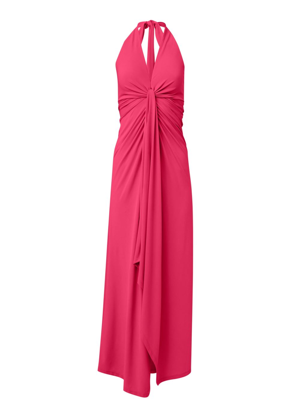 Venus Plunging Maxi Dress - Red