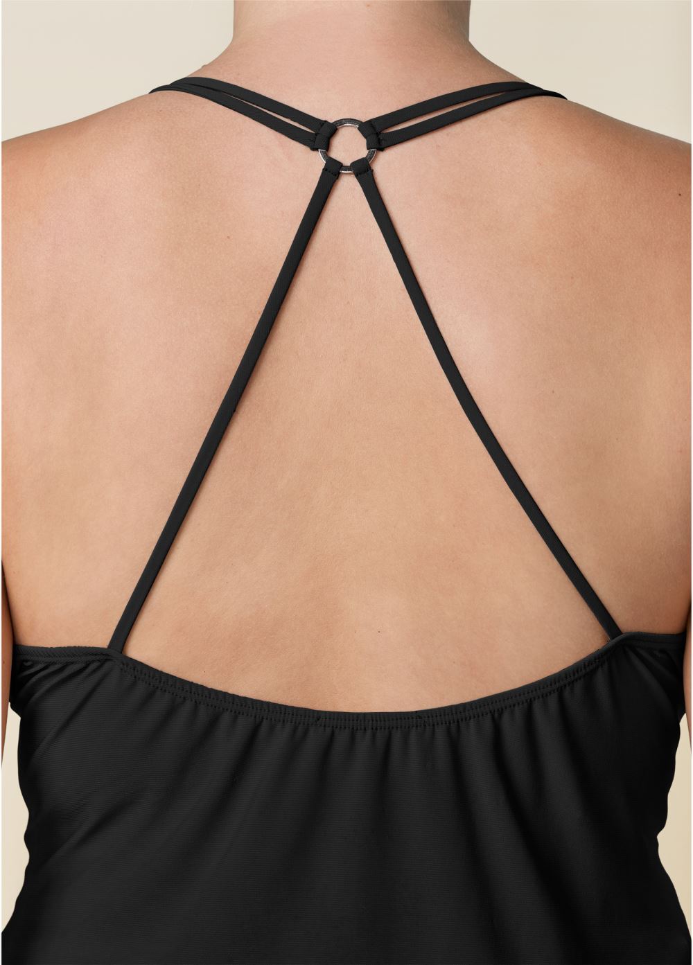 Venus Strappy Detail Top in Black