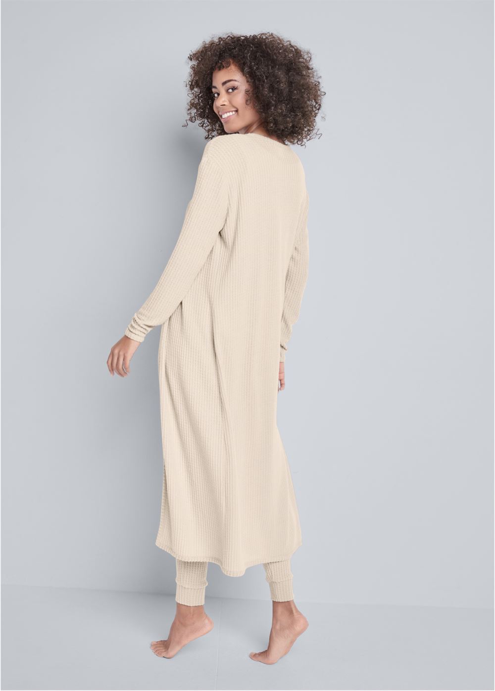 Venus Cozy Waffle 3-Piece Set in Oatmeal