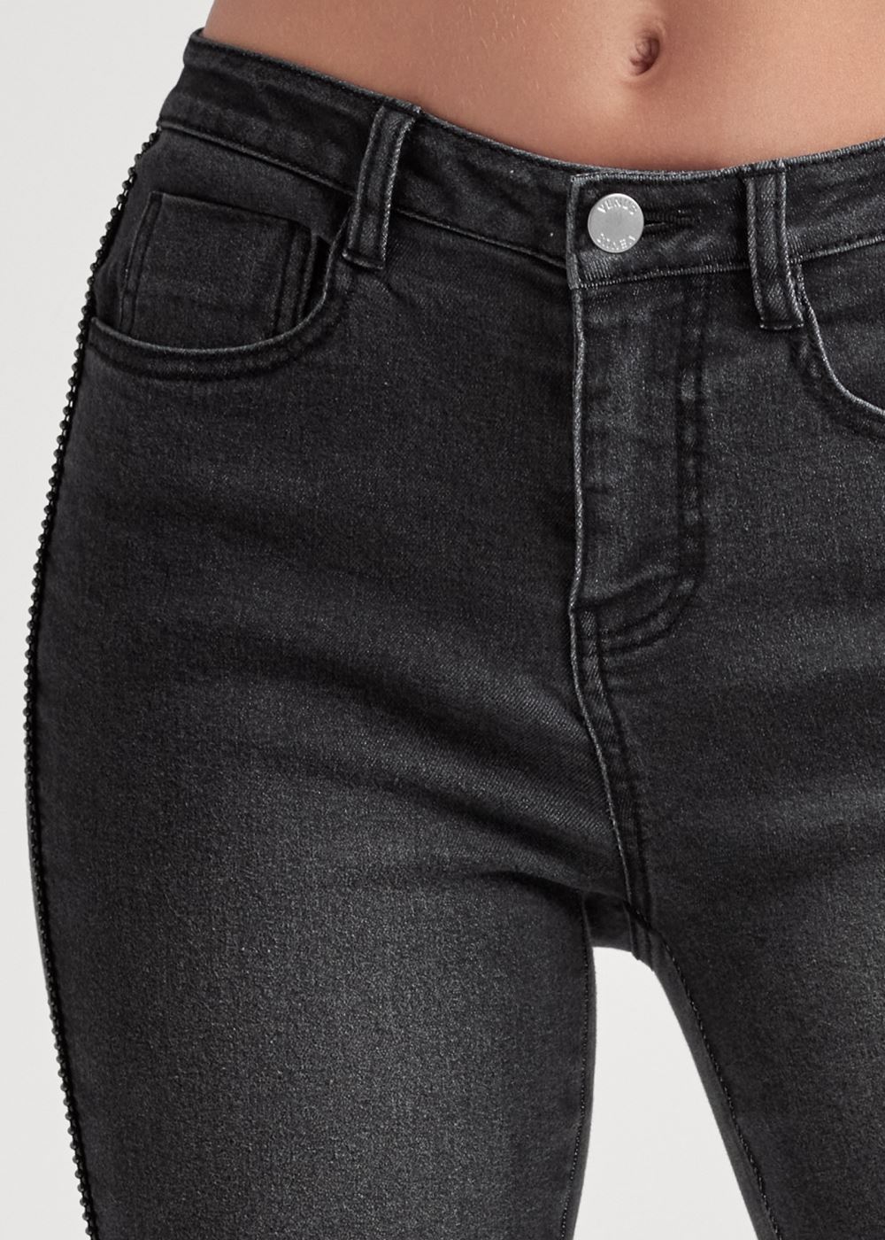 Venus Black Denim EXTREME FLARE JEANS