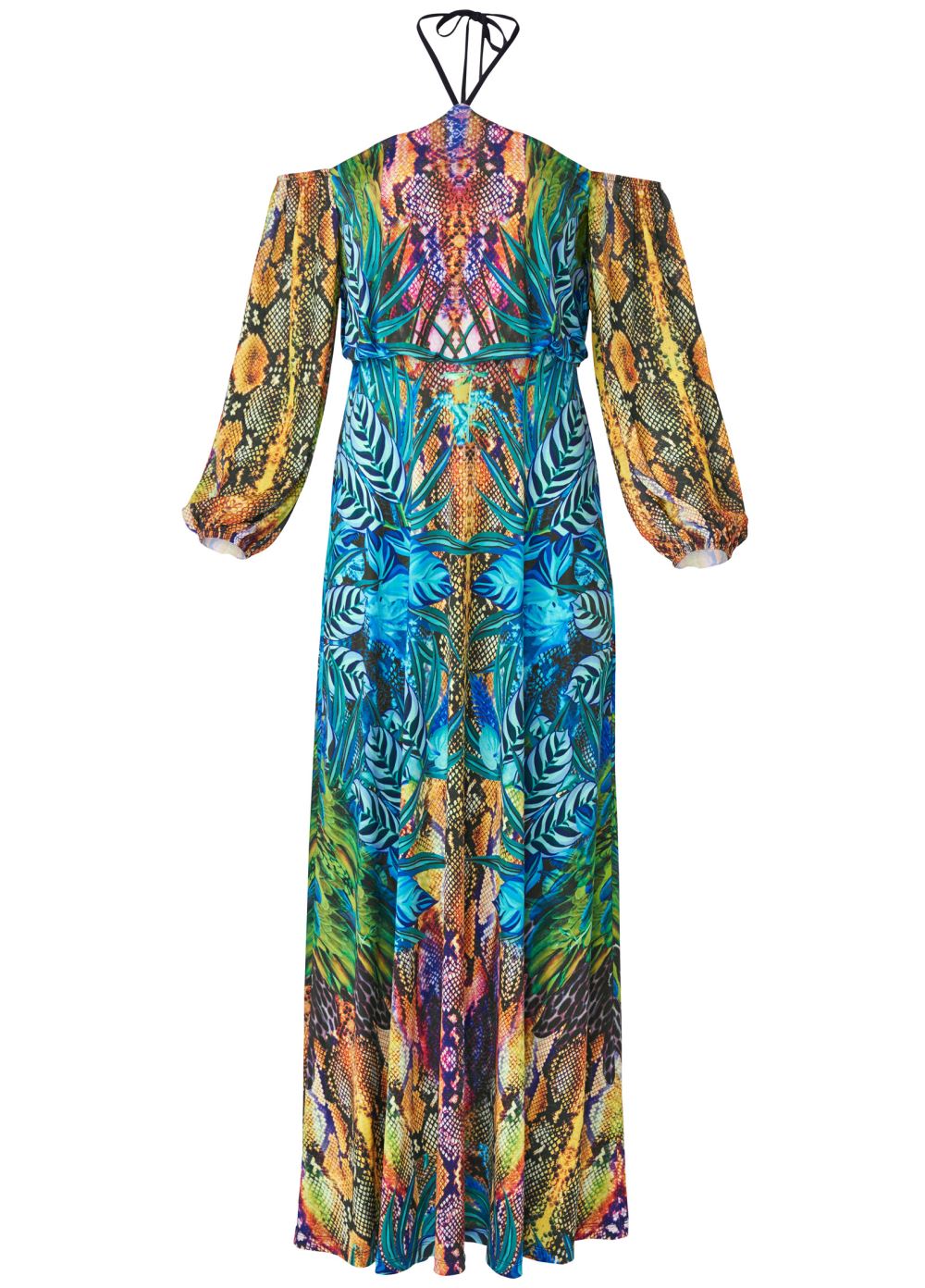 Venus Printed Maxi Dress - Blue Multi