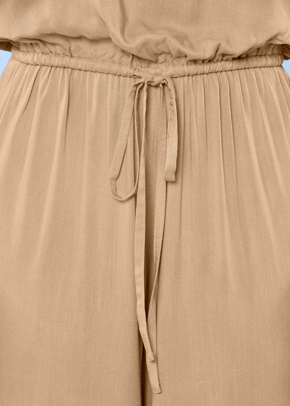 Venus Strapless Jumpsuit in Blush