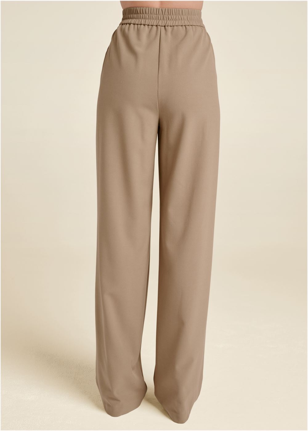 Venus Light Brown WIDE LEG SUITING TROUSER PANTS