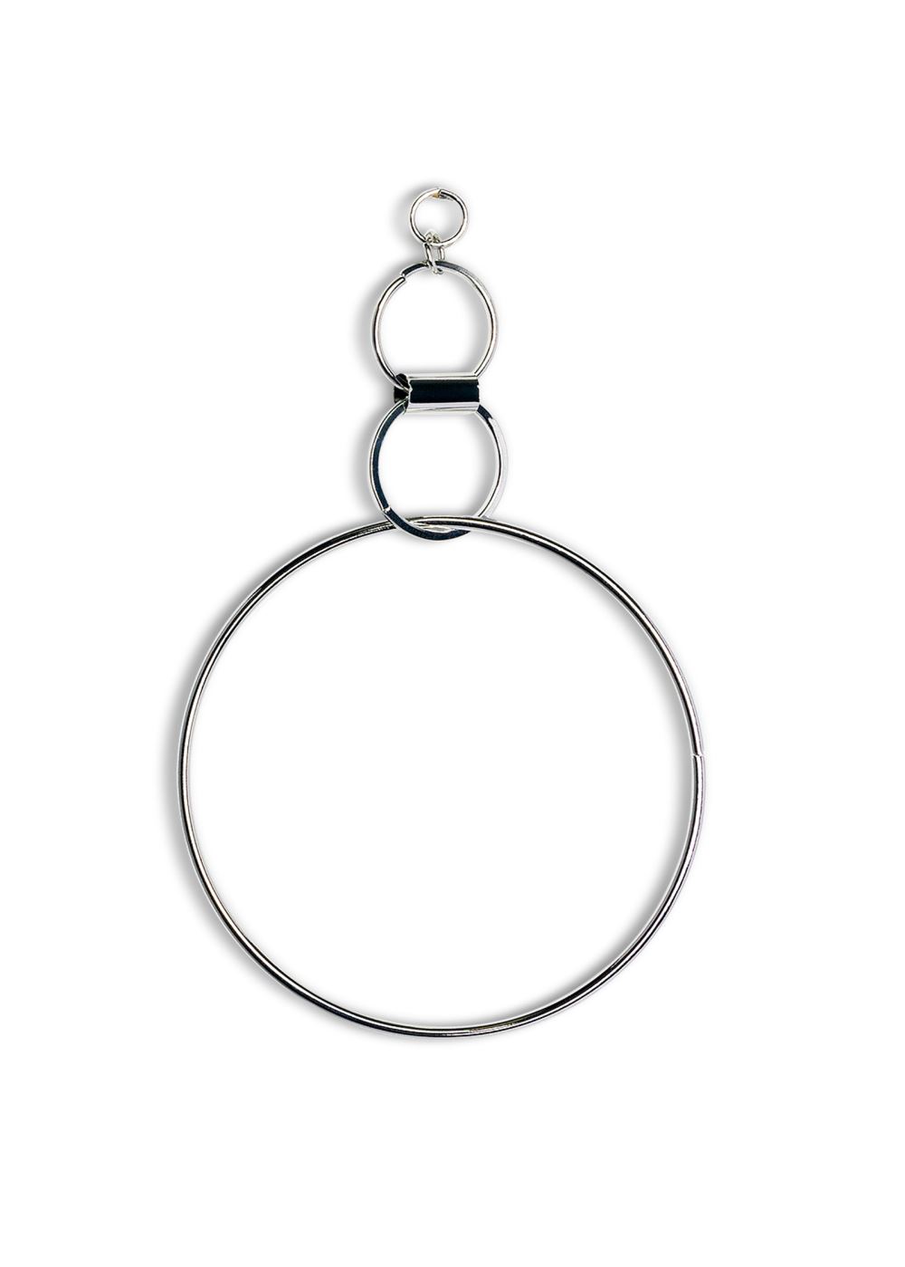 Venus Hoop Earrings in Silver