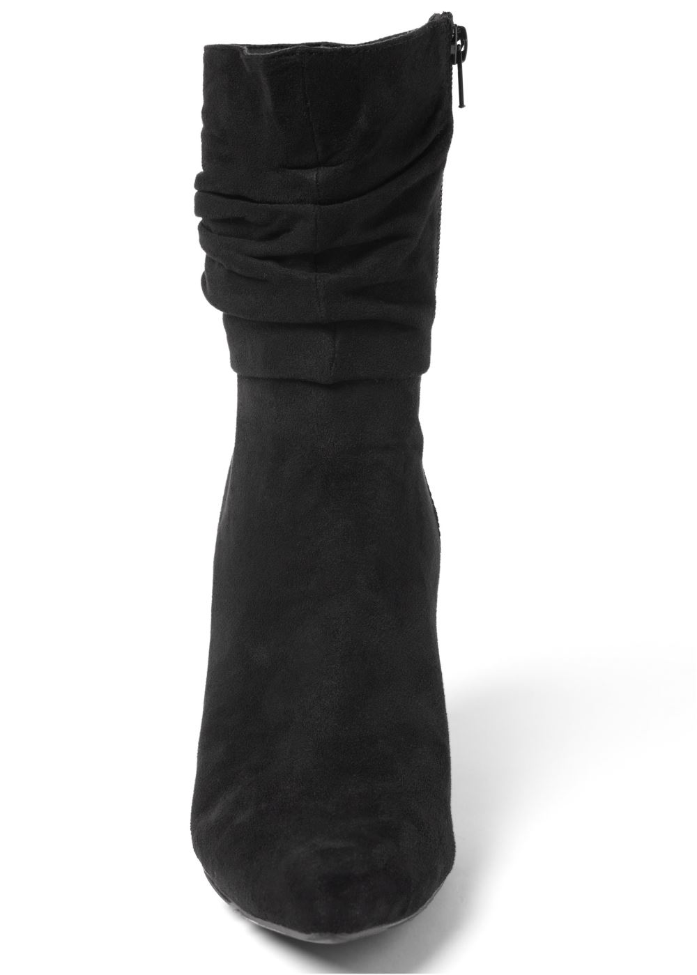 Venus Slouchy Pointed Toe Booties in Black