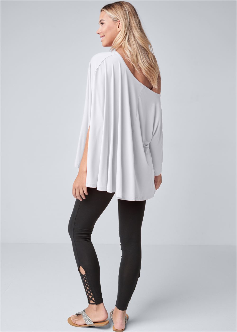 Venus Asymmetrical Top in White