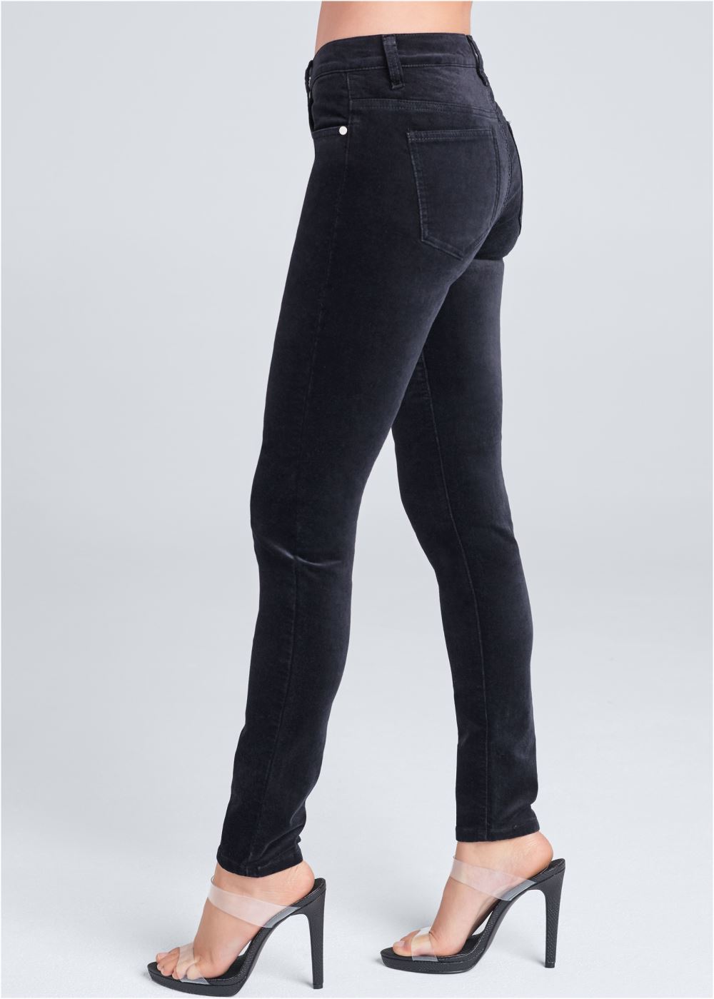 Venus Velvet Pants in Black