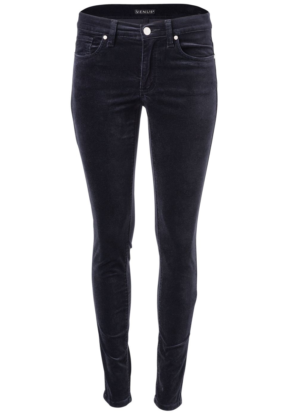 Venus Velvet Pants in Black