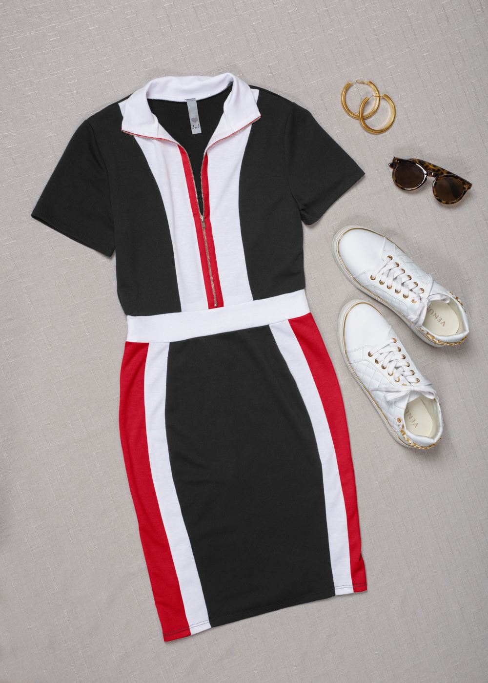 Venus Quilted Sneakers in White