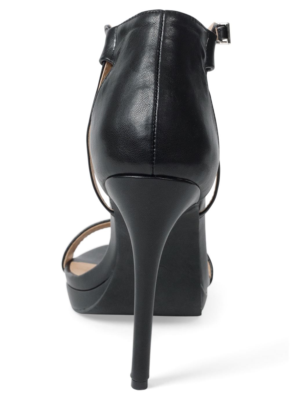 Venus T-Strap Heels in Black