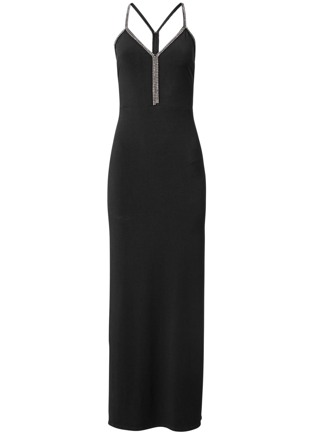 Venus Embellished Cutout Gown - Black