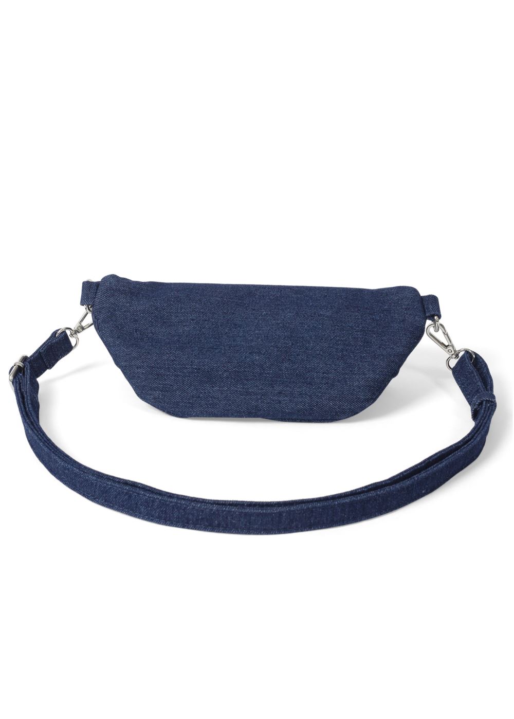 Venus Rhinestone Fringe Fanny Pack in Denim Blue