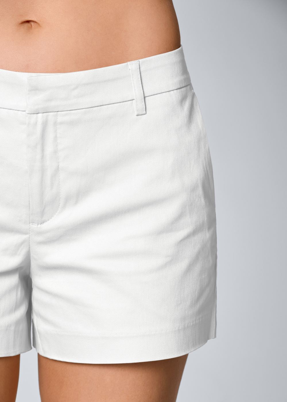 Venus White SOLID SHORTS