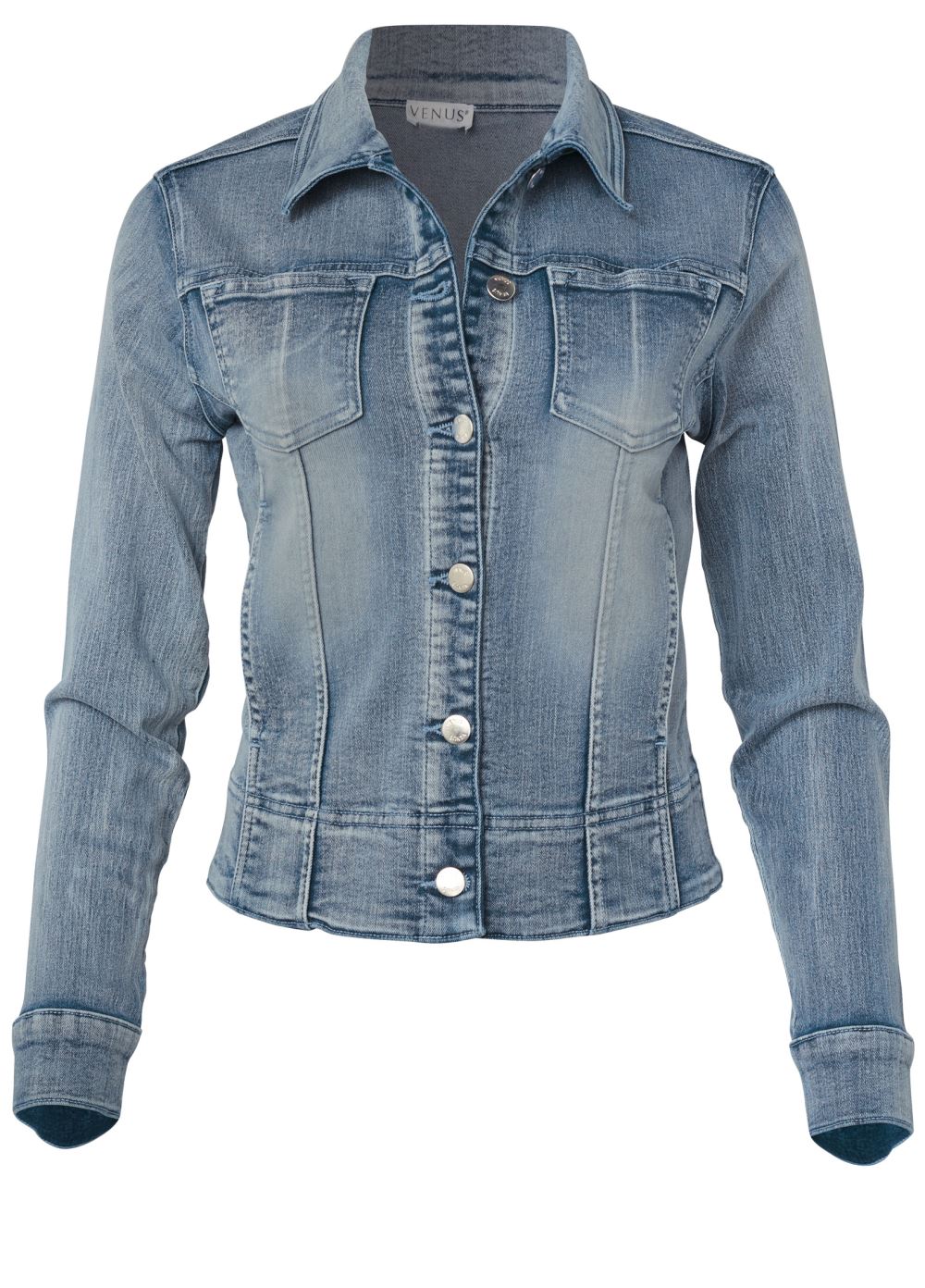 Venus Jean Jacket in Light Wash