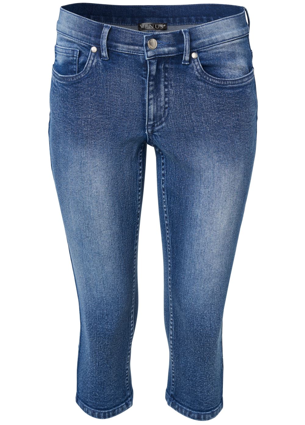 Venus Capri Jeans in Medium Wash