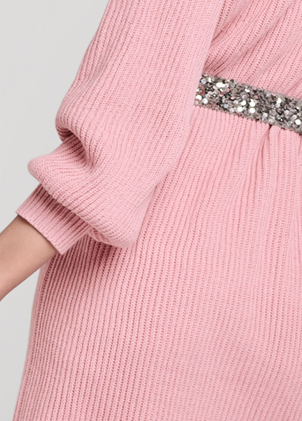 Venus VENUS | Sweater Duster in Pink