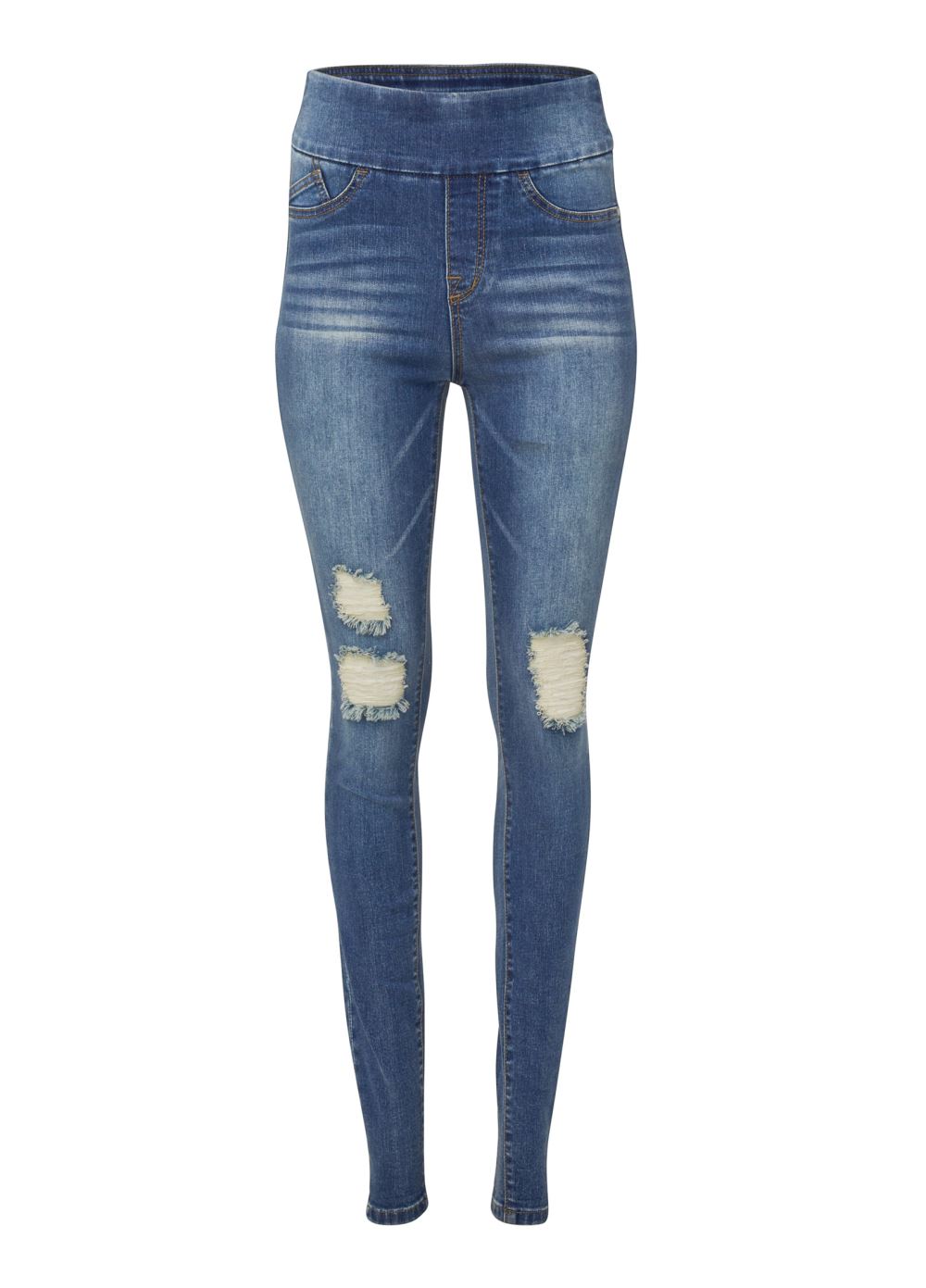 Venus Tummy Control Skinny Jeans in Medium Wash