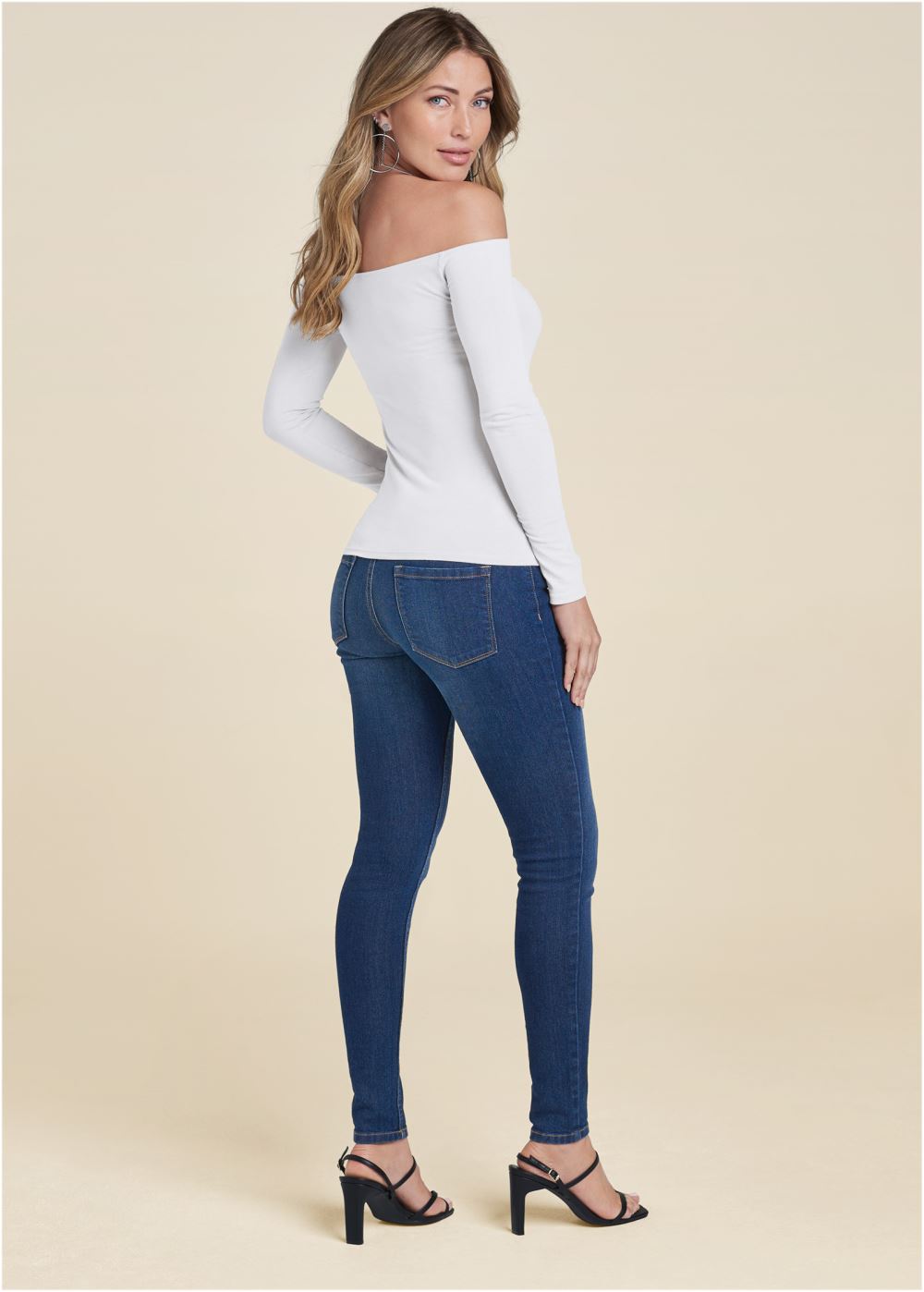 Venus Off-The-Shoulder Top in White