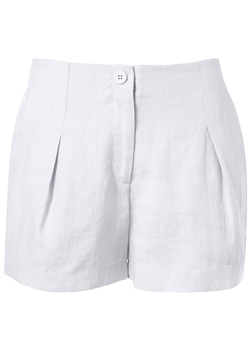 Venus Linen Shorts - White