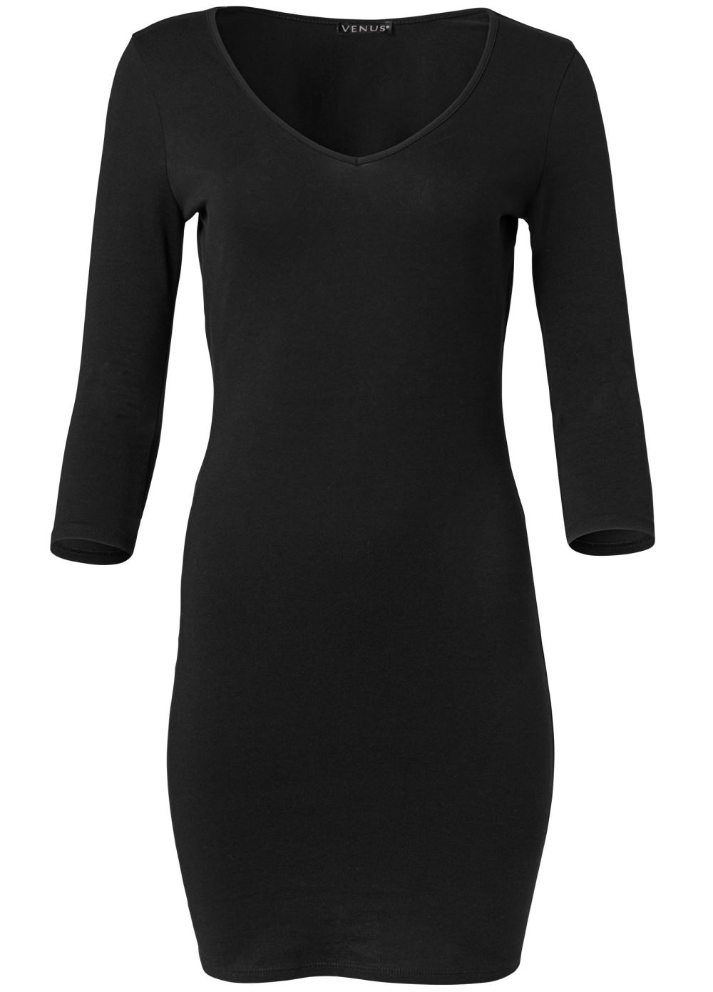 Venus Long And Lean Mini Dress - Black